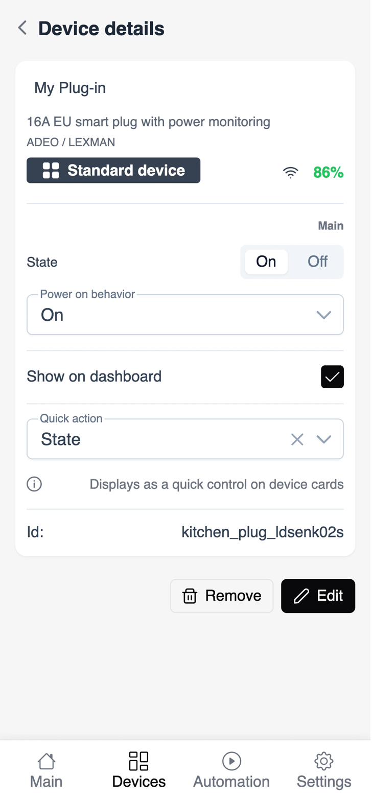Device details