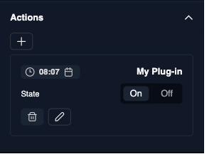Custom schedule